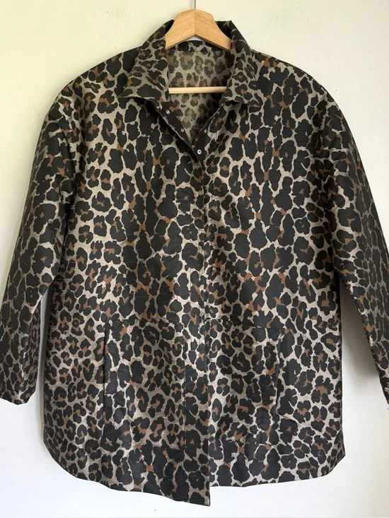 Vitamin Leopard Print Relaxed Coat - Picture 2 of 6